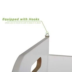 Mind Reader 2-Tier Kids' Storage Shelf Unit, Bookshelf And Toy Cubby, Toy Bin Organizer, White -Safavieh Furniture 31DL262l44L