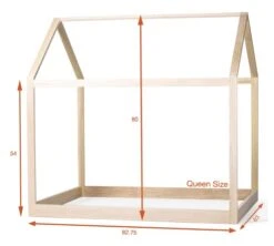 Twin Full Or Queen House Bed With Railings Handmade In The USA -Safavieh Furniture 31F9R5qxagL