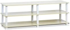 Furinno Turn-S-Tube 3-Tier Shoe Rack, Espresso/Black -Safavieh Furniture 31G4zhx3eL. AC