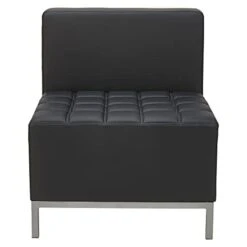 Alera ALEQB8116 Alera Qub Series Armless L Sectional, 26 3/8 X 26 3/8 X 30 1/2, Black