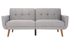 Safavieh Home Bushwick Modern Grey And Brown Foldable Futon Sofa Bed 10 Safavieh Home Bushwick Modern Grey And Brown Foldable Futon Sofa Bed -Safavieh Furniture 31GMCwSdr2L