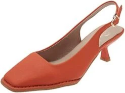 MatureGirl Womens Sandals Fashion Summer Women Sandals Mid Heel Solid Color Back Strap Buckle Casual Style Double Strap Sandals Women Sparkly (Beige, 7.5) -Safavieh Furniture 31Grtbcu fL. AC 1