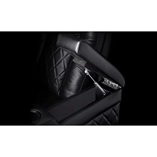 Valencia Tuscany Recliner | Premium Top Grain Italian Nappa 11000 Leather, Power Reclining, Power Lumbar Support, Power Headrest (Single Recliner, Black) 4 Valencia Tuscany Recliner | Premium Top Grain Italian Nappa 11000 Leather, Power Reclining, Power Lumbar Support, Power Headrest (Single Recliner, Black) - Image 4