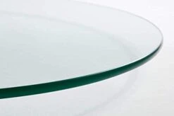 Pro Safe Glass 10 Round Tempered Clear Glass Table Top - 3/8 Thick With Flat Polish Edge -Safavieh Furniture 31HQaRhngUL