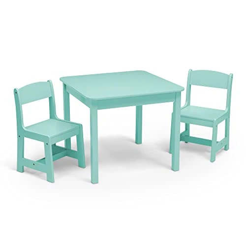 Delta Children MySize Kids Wood Table And Chair Set (2 Chairs Included) - Ideal For Arts & Crafts, Snack Time, Homeschooling, Homework & More - Greenguard Gold Certified, Mint 5 Delta Children MySize Kids Wood Table And Chair Set (2 Chairs Included) - Ideal For Arts & Crafts, Snack Time, Homeschooling, Homework & More - Greenguard Gold Certified, Mint - Image 5