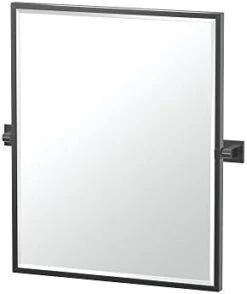 Gatco 1595 Elevate Fixed Mounted Minimalist Mirror, Chrome, 30"H -Safavieh Furniture 31HRZzhlt7L. AC