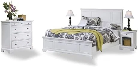 Bedford Queen Bed Headboard, Footboard, Rails And Matching Wood Panel Bed Chest And Nightstand Set In Black 9 Bedford Queen Bed Headboard, Footboard, Rails And Matching Wood Panel Bed Chest And Nightstand Set In Black - Image 9