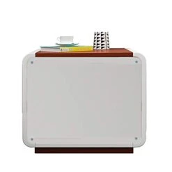 Bedside Table, Bedside Table Simple Nightstand, Modern Bedside Table 2-Drawer Living Room Bedroom, Small Spaces Storage Cabinet Living Room Side End Table -Safavieh Furniture 31HxdgmfQUL