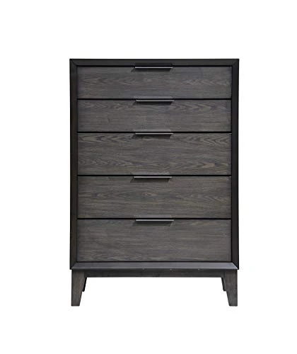 – Sheldon 6-Piece King Size Gray Bedroom Set. Bed, Dresser, Mirror, Chest & 2 Nightstands 4 – Sheldon 6-Piece King Size Gray Bedroom Set. Bed, Dresser, Mirror, Chest & 2 Nightstands - Image 4