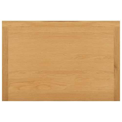 VIDAXL Wardrobe 29.9"x20.5"x41.3" Solid Oak Wood 4 VIDAXL Wardrobe 29.9"x20.5"x41.3" Solid Oak Wood - Image 4