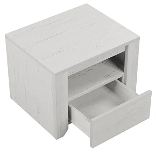 JINS&VICO 3-Piece Bedroom Set, Twin Size Platform Bed Frame With Storage Drawer, Nightstand And Chest, Modern Wooden Bedroom Sets For Boys Girls Teens Adults 5 JINS&VICO 3-Piece Bedroom Set, Twin Size Platform Bed Frame With Storage Drawer, Nightstand And Chest, Modern Wooden Bedroom Sets For Boys Girls Teens Adults - Image 5