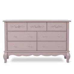 Evolur Aurora 7 Drawer Double Dresser, Ivory Lace, 54x20.3x34 Inch (Pack Of 1) -Safavieh Furniture 31IlHi125AL