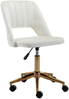 Velvet Desk Chair Swivel Home Office Task Chair Cute Vanity Chair With Wheels For Girls, Kids, Teens, Living Room, Office, Bedroom, Dressing Room, Blue 9 Velvet Desk Chair Swivel Home Office Task Chair Cute Vanity Chair With Wheels For Girls, Kids, Teens, Living Room, Office, Bedroom, Dressing Room, Blue - Image 9