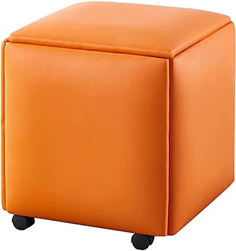 KIPMIK Modern Lightweight Functional Vanity Stool Upholstered Leather Vanity Chairs With Heavy Duty Legs & Universal Wheels, Suitable For Living Room (Color : Gray) 11 KIPMIK Modern Lightweight Functional Vanity Stool Upholstered Leather Vanity Chairs With Heavy Duty Legs & Universal Wheels, Suitable For Living Room (Color : Gray) - Image 11