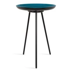 Kate And Laurel Laranya Modern Side Table, 15" X 15" X 22.5", Teal And Black, Chic Minimalist End Table -Safavieh Furniture 31JcstzPgtL