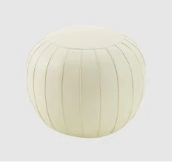 C COMFORTLAND Unstuffed Pouf, Faux Leather Poufs Cover, Large Round Poof Ottomans, Floor Bean Bag Ottoman, Foot Rest Storage Pouffe For Living Room, Bedroom, Or Gifts Gold -Safavieh Furniture 31K2WjUQHCL. AC