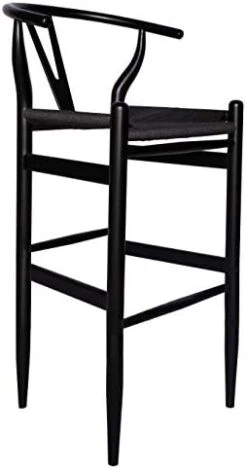 Amazon Brand – Stone & Beam Wishbone Counter-Height Barstool, 35.5"H, Rubberwood, Natural / Natural -Safavieh Furniture 31KUXROR8FL. AC