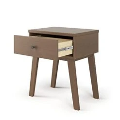 Child Craft SOHO Mid-Century Modern Nightstand, 1 Drawer Bedside Table For Bedroom, Baby Nursery, Or Kid’s Room (Dusty Heather) -Safavieh Furniture 31KkSfNjziL