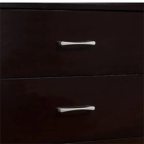 Furniture Of America Barett Contemporary Wood 2-Drawer Nightstand In Espresso 2 Furniture Of America Barett Contemporary Wood 2-Drawer Nightstand In Espresso - Image 2