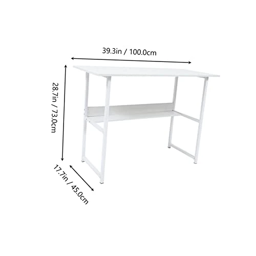 WOONEKY Desks 1 PC Bookshelf Children Home Kids Table Modern Computer Desk Study Writing Bedroom Laptop Laptop Desk 3 WOONEKY Desks 1 PC Bookshelf Children Home Kids Table Modern Computer Desk Study Writing Bedroom Laptop Laptop Desk - Image 3