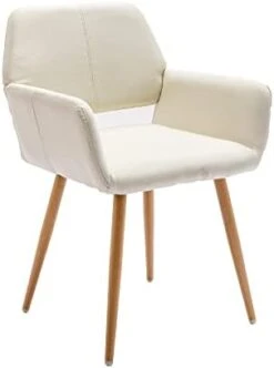 KCC Dining Chair Set Of 2, Upholstered Fabric Desk Chairs Small Armchair, Leisure Modern Living Room Accent Chairs With Metal Tube Legs For Kitchen, Dining Room, Guest Room Bedroom, Black -Safavieh Furniture 31LfLXU9HrL. AC