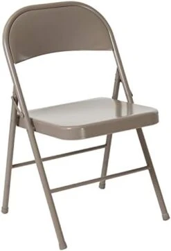 Flash Furniture HERCULES Series Double Braced Beige Metal Folding Chair -Safavieh Furniture 31Mn5cZs2HL. AC