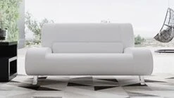 Zuri Modern Aspen White Microfiber Leather Sofa Set With Loveseat And Chair -Safavieh Furniture 31NaqhWbAgL. AC