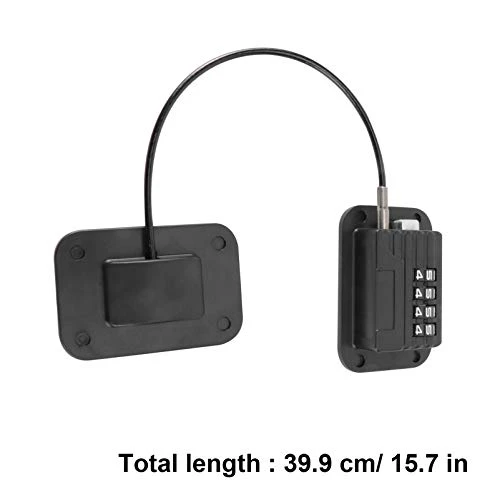 Refrigerator Lock Fridge Lock Heavy Duty Combination Fridge Door Lock Child Proofing Lock For Cabinets Freeze Closets Drawers Window- Password Black 2 Refrigerator Lock Fridge Lock Heavy Duty Combination Fridge Door Lock Child Proofing Lock For Cabinets Freeze Closets Drawers Window- Password Black - Image 2