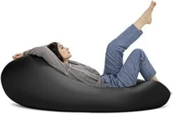 Jaxx Nimbus Spandex Bean Bag Chair For Adults-Furniture For Rec, Family Rooms And More, Large, Navy 16 Jaxx Nimbus Spandex Bean Bag Chair For Adults-Furniture For Rec, Family Rooms And More, Large, Navy -Safavieh Furniture 31NuGG3cUYS. AC