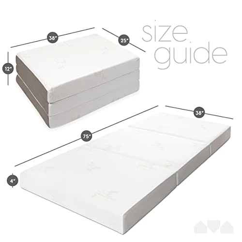 Tri Folding Mattress With Washable Cover (Twin) 2 Tri Folding Mattress With Washable Cover (Twin) - Image 2