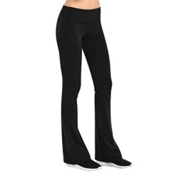 MatureGirl Women Tight Pants Athletic Waist Buttocks To High Trousers Exercise Yoga Lift Yoga Pants Insulated Yoga Pants Women With Pockets (Black, XXL)