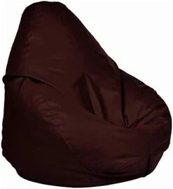 Ample Decor Leather Bean Bag Cover (No Filling), Plush Toys Storage Soft Leatherette, Water Resistant, Durable Construction Sturdy Zipper, Ideal For Teenagers, Adults – Tan Brown -Safavieh Furniture 31OO34Wj4NL. AC