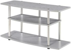 Convenience Concepts Designs2Go 3-Tier Wide TV Stand, White 14 Convenience Concepts Designs2Go 3-Tier Wide TV Stand, White -Safavieh Furniture 31OehFFGQtL. AC