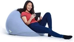 Yogibo Pod X Small Bean Bag For Teens, Adults, Plush, Soft, Single Beanbag Chair, Measures 3'x3', Blue 27 Yogibo Pod X Small Bean Bag For Teens, Adults, Plush, Soft, Single Beanbag Chair, Measures 3'x3', Blue -Safavieh Furniture 31OtPGwR KL. AC