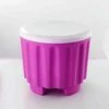 DOUBAO Plastic Storage Stool Multi-Function Overlay Storage Stool Fashion Creative Adult Stool Furniture (Color : D)
