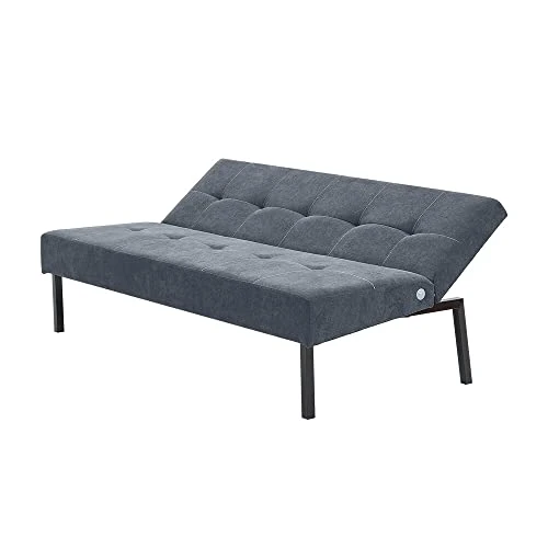 Panana Convertible Sofa Bed Futon Recliner Armchair Sleeper For Small Living Room, Gray Linen 6 Panana Convertible Sofa Bed Futon Recliner Armchair Sleeper For Small Living Room, Gray Linen - Image 6