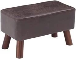 Upholstered Footstool, Pouf Chair Multifunctional Changing Shoe Stool With Wooden Leg For Bedroom, Living Room, Office,S3 (S2) High Capacity -Safavieh Furniture 31QKQFG1RFL. AC