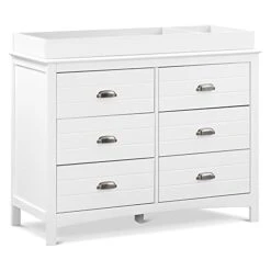 Carter's By DaVinci Nolan 6-Drawer Double Dresser In White 7 Carter's By DaVinci Nolan 6-Drawer Double Dresser In White -Safavieh Furniture 31Ql1CVBDFL