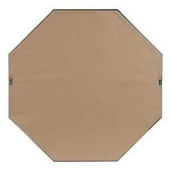 Kate And Laurel Calter Modern Large Octagon Frame Wall Mirror, 31.5 X 31.5, Gold
