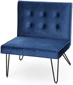 Christopher Knight Home Darrow Velvet Modern Armless Chair, Berry -Safavieh Furniture 31RWfwhdCOL. AC