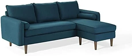 Modway Revive Upholstered Fabric Sofa And Loveseat Set, Beige 11 Modway Revive Upholstered Fabric Sofa And Loveseat Set, Beige - Image 11