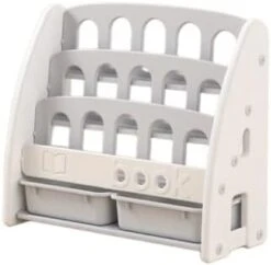 Sturdy Falling Free Children's Bookshelf With Storage Boxes For Boys And Girls, Toddler Kids Bookshelf Suitable For Age 1-12 Years Old, Modern Color Kids Bookshelf (Alphabet) 15 Sturdy Falling Free Children's Bookshelf With Storage Boxes For Boys And Girls, Toddler Kids Bookshelf Suitable For Age 1-12 Years Old, Modern Color Kids Bookshelf (Alphabet) -Safavieh Furniture 31Rz6mMc1HL. AC