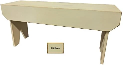 Sawdust City Wooden Bench 3ft Long (Old Black) 6 Sawdust City Wooden Bench 3ft Long (Old Black) - Image 6