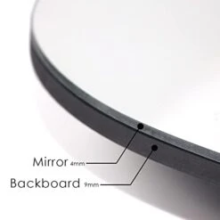 WOODWORTH Irregular Mirror Decor For Living Room Bedroom Entryway, Wall Mounted Frameless 20 X 33 Inch Mirror For Wall Decor (Triangle) -Safavieh Furniture 31SRKnkQB1L