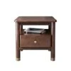 BDDIE Nightstand Bedside Table Home Living Room Bedroom New Chinese Style Small Side Cabinet Bedside Table Storage Cabinet Drawer Storage Cabinet End Table For Bedroom, Living Room, College Dorm