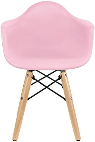 2xhome - Kids Size Plastic Toddler Armchairs With Natural Wooden Dowel Legs And White Round Table, Black (3 Piece Set) 9 2xhome - Kids Size Plastic Toddler Armchairs With Natural Wooden Dowel Legs And White Round Table, Black (3 Piece Set) - Image 9