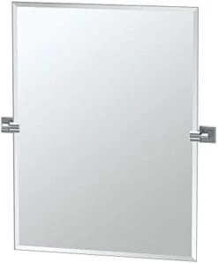 Gatco 1595 Elevate Fixed Mounted Minimalist Mirror, Chrome, 30"H -Safavieh Furniture 31TEBwywDHL. AC
