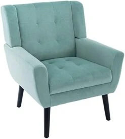 Dolonm Midcentury Modern Accent Chair With Arms, Upholstered Fabric Reading Side Chair Tufted Back Decorative Wingback Chair For Living Room Bedroom (Light Grey) 27 Dolonm Midcentury Modern Accent Chair With Arms, Upholstered Fabric Reading Side Chair Tufted Back Decorative Wingback Chair For Living Room Bedroom (Light Grey) -Safavieh Furniture 31TQZAtdpTL. AC