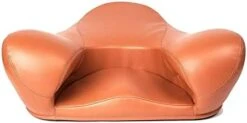 Alexia Meditation Seat - Ergonomically Correct For The Human Physiology Zen Yoga Ergonomic Chairs Foam Cushion Home Or Office (Vegan Leather, Brown) -Safavieh Furniture 31TkFuSuVOL. AC