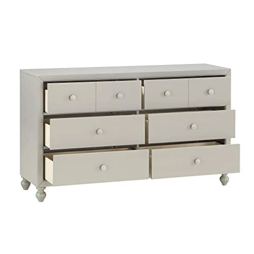 Homelegance 6-Drawer Dresser, One-Size, Gray 4 Homelegance 6-Drawer Dresser, One-Size, Gray - Image 4